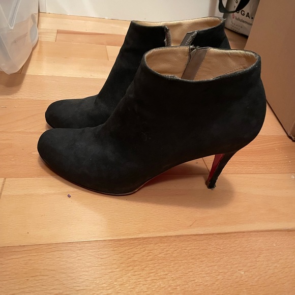 Christian Louboutin Shoes - Louboutin suede ankle booties 37.5